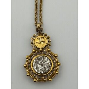 Vatican Library Collection Year of Faith Pendant Necklace